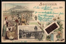 Litho Lucerne, Reklame für Suchard-Scho