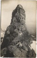 KLOSTERS GR 1925 Bergsteiger auf dem Gross Litzner