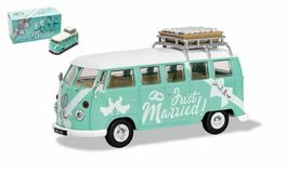 VW T1c Bus 1963-1967 RHD "Just Married türkis / weiss /