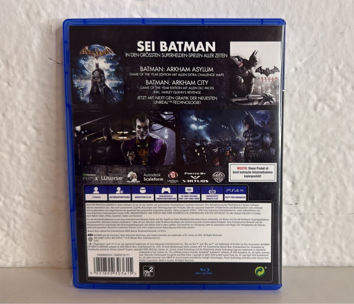 Sony Giochi: Batman Return to Arkham - PS4/PS5 Game – Usato da Ehrendingen venduto da bubulence 2
