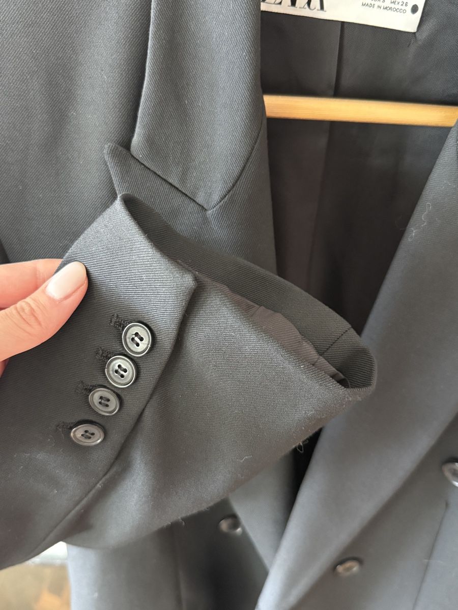 Zara Giacche: Zara Black Double-Breasted Blazer - Size S – Usato da Kilchberg venduto da anloufra 2