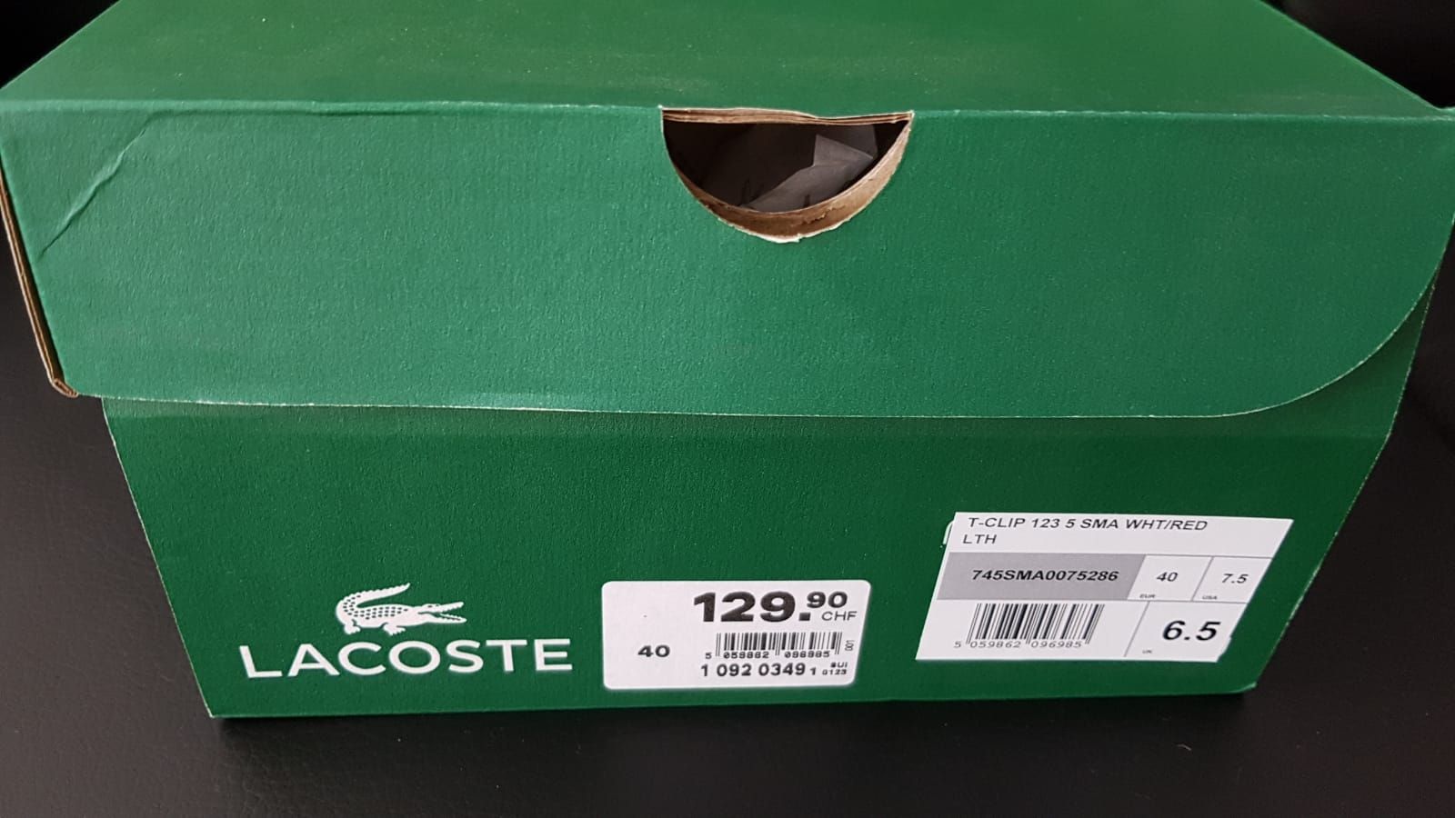 Lacoste Scarpe da uomo: Sneaker LACOSTE Gr.40,Leder. – Nuovo e nell'imballaggio originale da Zürich venduto da ata_c8nh 6