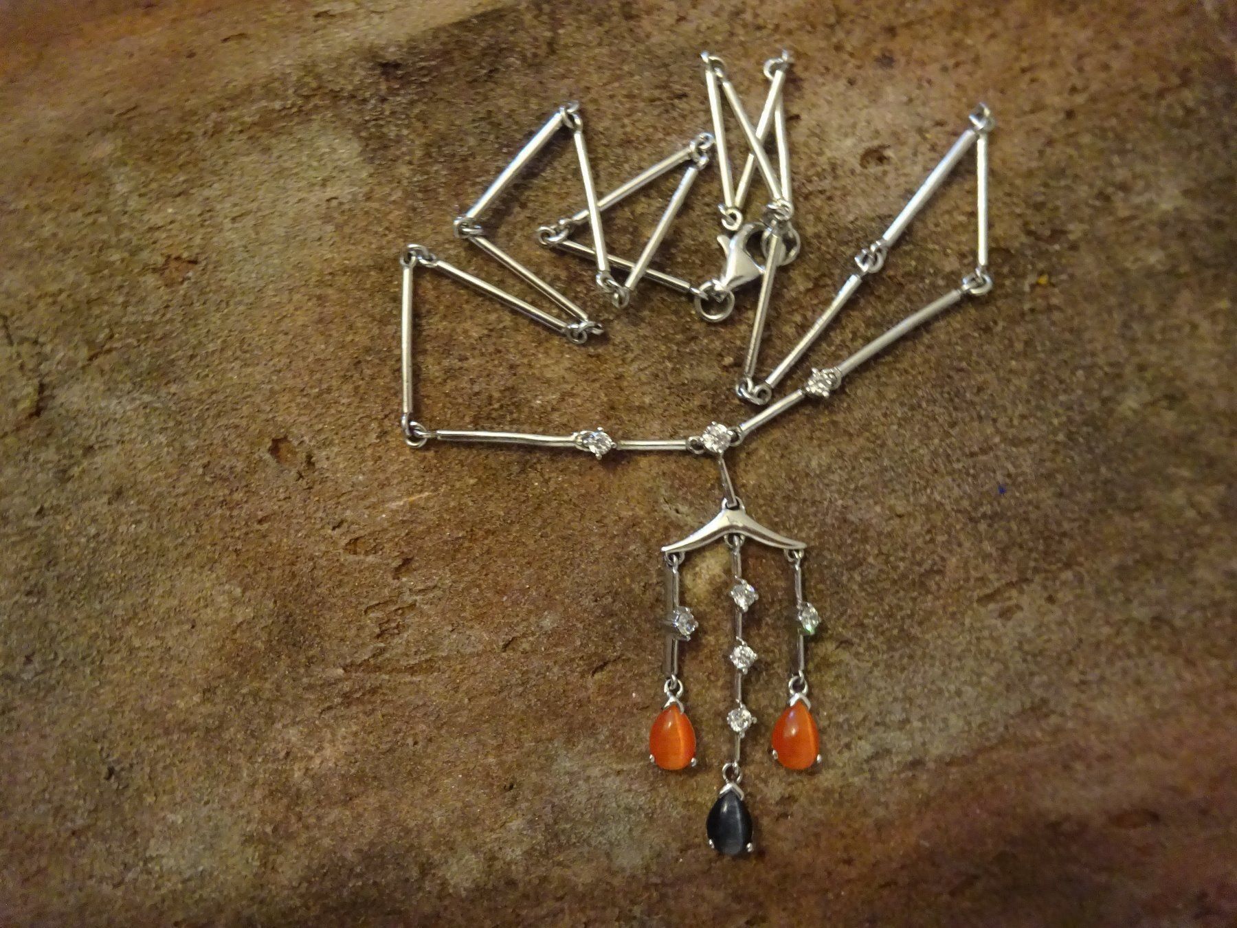 Ketten: Kette Collier Mondstein / 925 Silber – Gebraucht aus Esslingen von FetteSchnecke 3