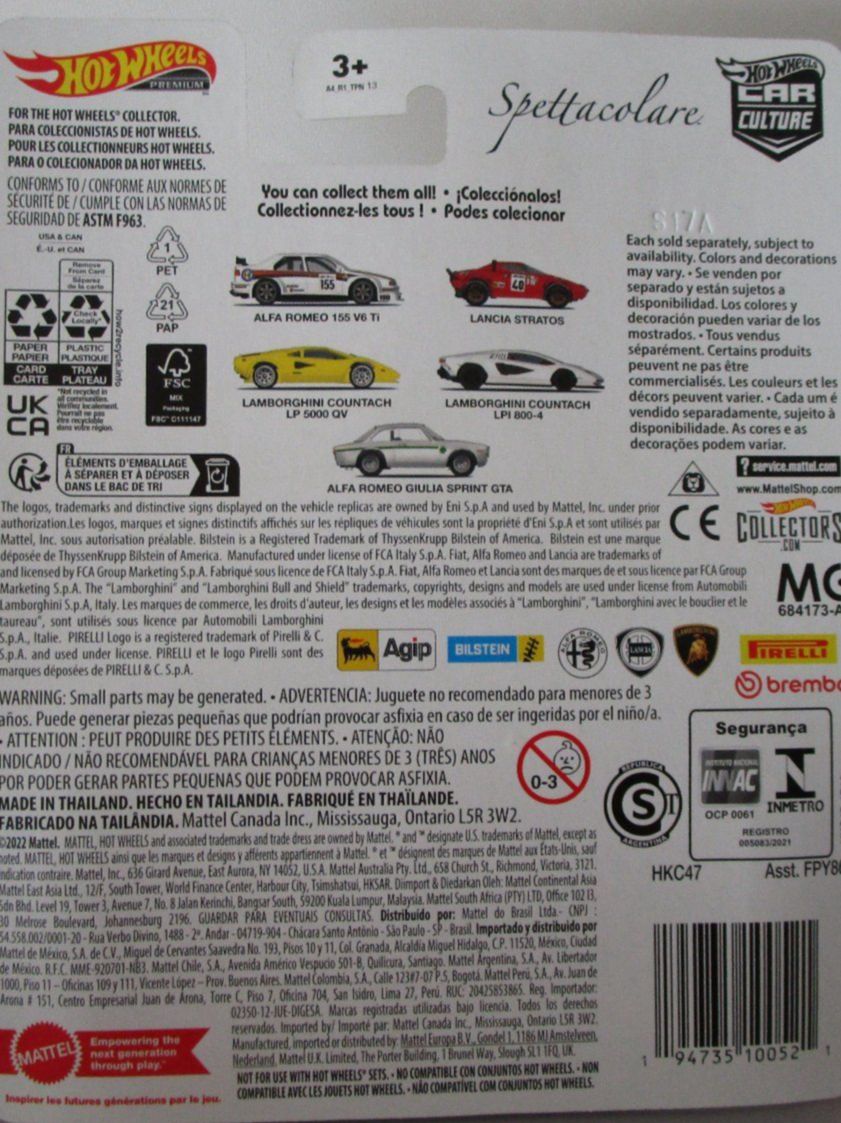Lamborghini Modellini d'auto: HOT WHEELS LAMBORGHINI COUNTACH LP 5000 QV - HCK47 – Nuovo e nell'imballaggio originale da Chêne-Bourg venduto da breno56 1