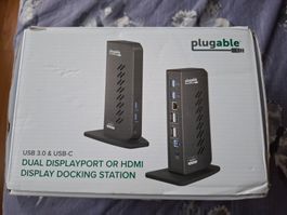 Plugable USB 3.0 & USB-C UD-6950Z 4K Dual Dockstation