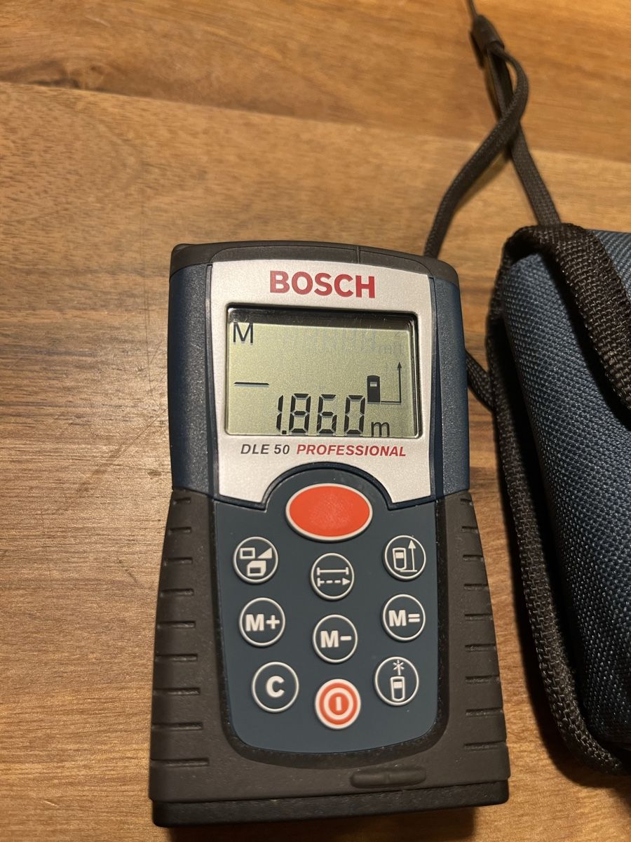 Bosch Mesurer: BOSCH DLE 50 PROFESSIONAL Distanzmesser mit Tasche – Neuf (Voir description) à Würenlos par KLG_3TBs 2
