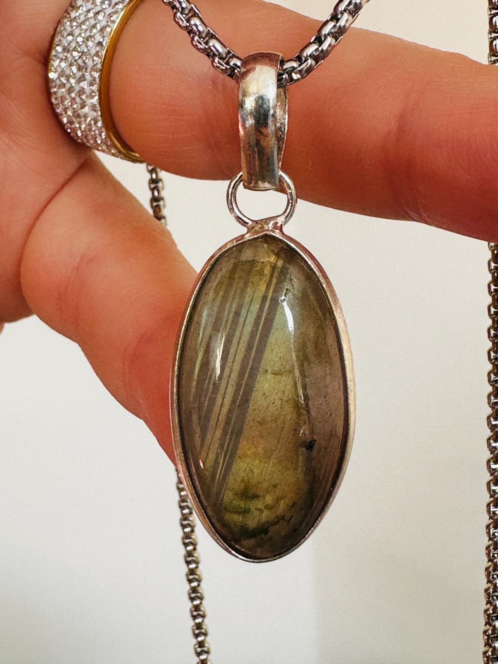 Catenine: Labradorite necklace – Nuovo e nell'imballaggio originale da Genève venduto da AGBERG 5
