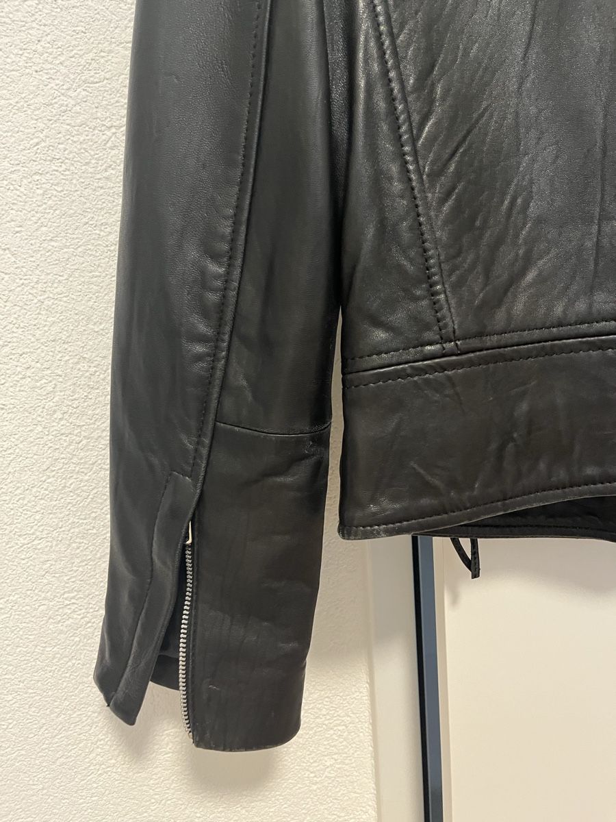 Mango Giacche: Echtlederjacke Biker schwarz Mango XS – Nuovo (secondo la descrizione) da Birrwil venduto da vanyboo 5