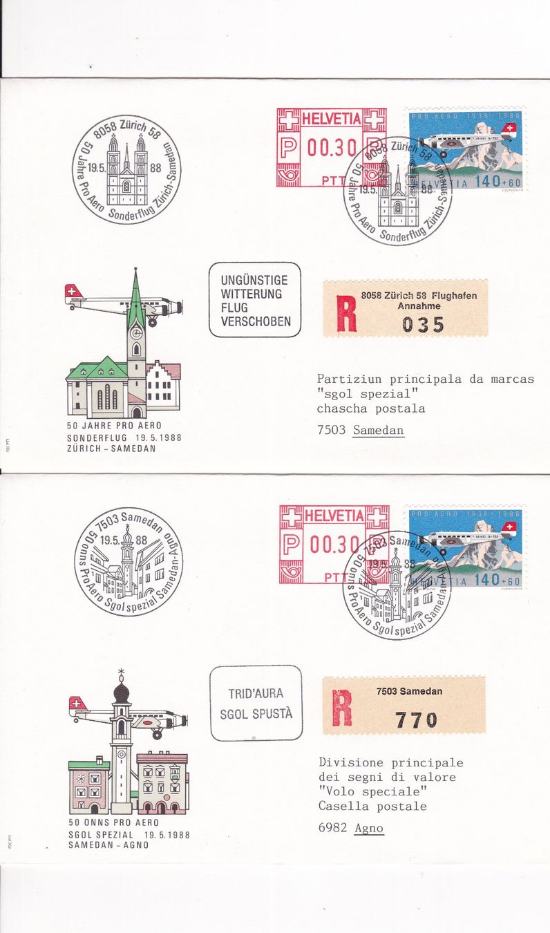 Tous les timbres: SCHWEIZ 1988 – D'occasion à Gretzenbach par Sikim
