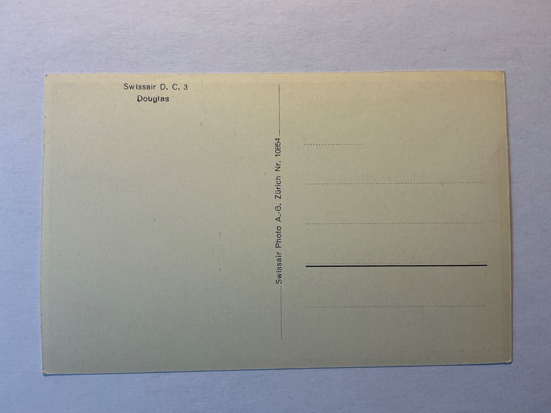 Cartoline postali: Swissair DC 3 IRD Douglas – Usato da Maur venduto da 20hcodracir11 1