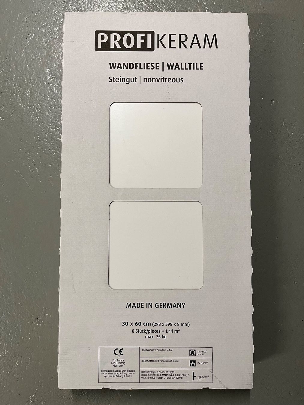 Servierplatten: PROFIKERAM Wandfliesen 30x60 cm – Neu und originalverpackt aus Schlatt TG von Gratis8