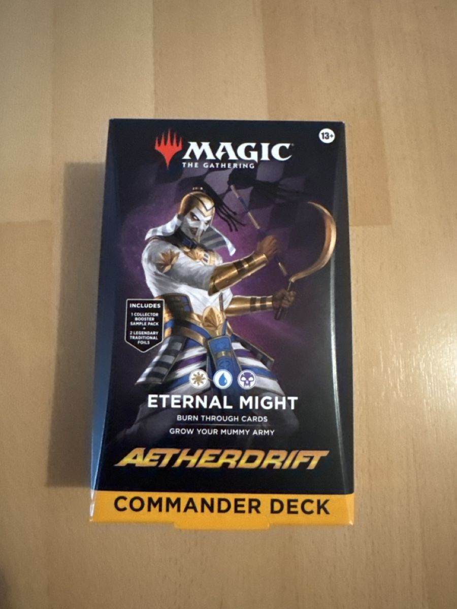 Magic The Gathering Carte collezionabili: Magic: The Gathering - Commander Deck: Eternal Might – Nuovo e nell'imballaggio originale da Zürich venduto da phobiateam