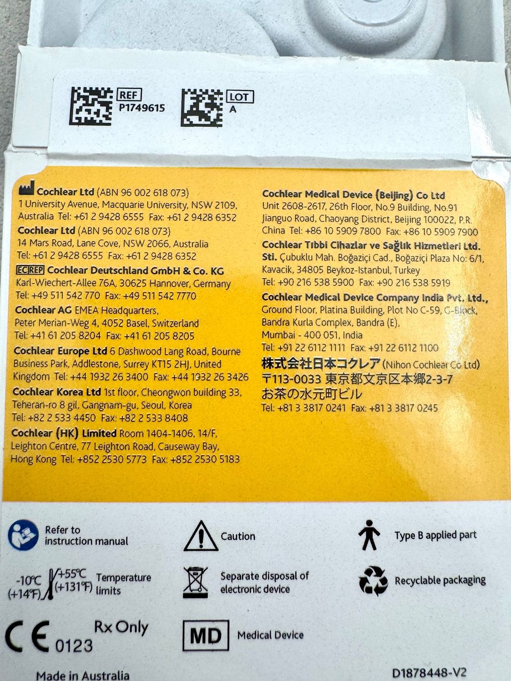 Attrezzature mediche: Cochlear Nucleus 8 Slimline-Spule Hörhilfe – Nuovo (secondo la descrizione) da Hermetschwil-Staffeln venduto da Mobile2013 3