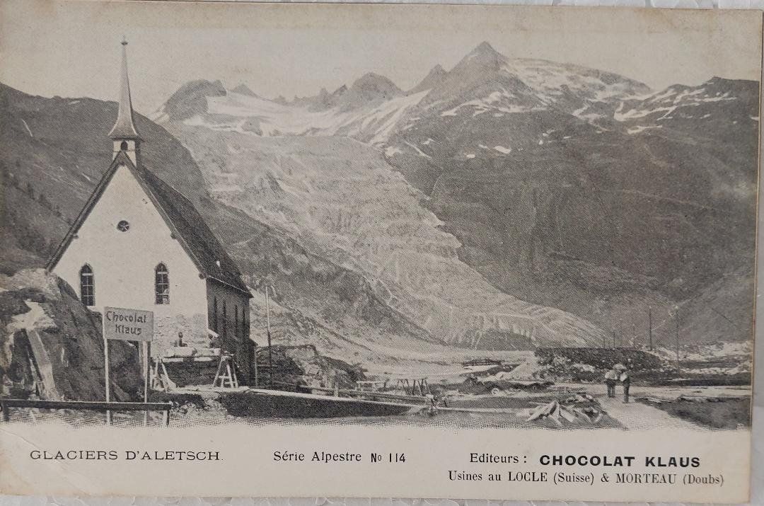 Cartoline postali: GLACIER  D'ALETSCH – Usato da Delémont venduto da Domdom1