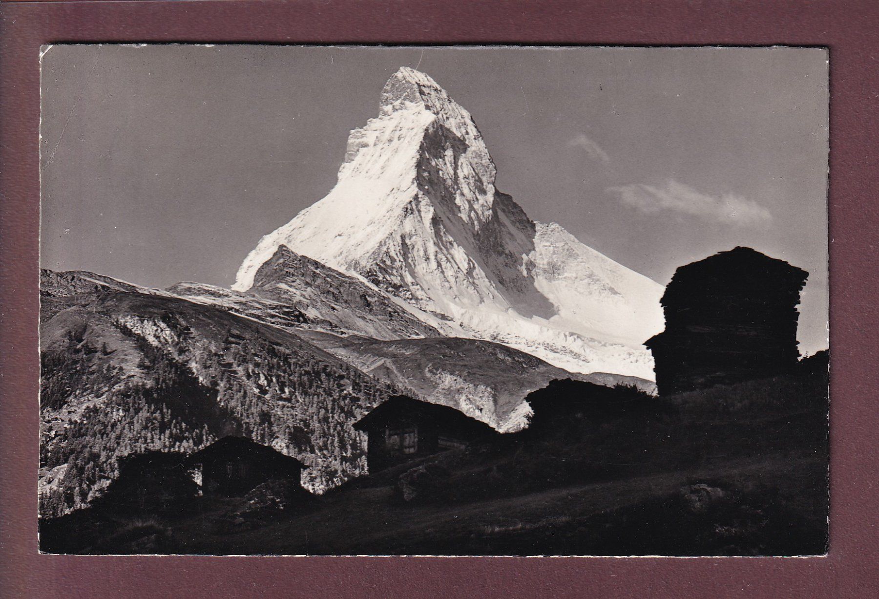 Ansichtskarten: WINKELMATTEN - Matterhorn - 1960 – Gebraucht aus Pully von nicecards