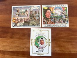 Lot Libya 1982    ** 3  Blöcke   (5841)