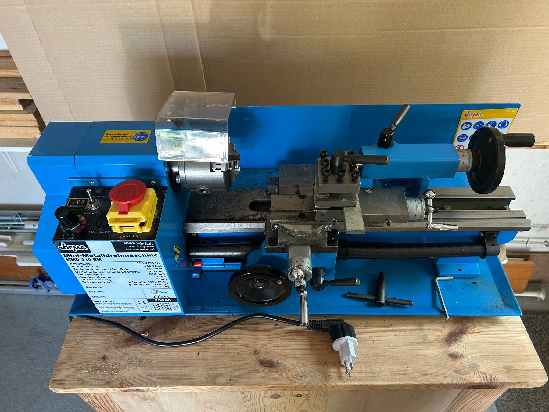Alle Maschinen: Mini-Metalldrehmaschine – Gebraucht aus Spiez von Simore 1