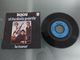 Vinyl -  Bijou (2) ‎– Si Tu Dois Partir / Le Tueur