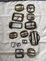 Kuhglocken Gürtelschnallen Metall antik diverse Grössen