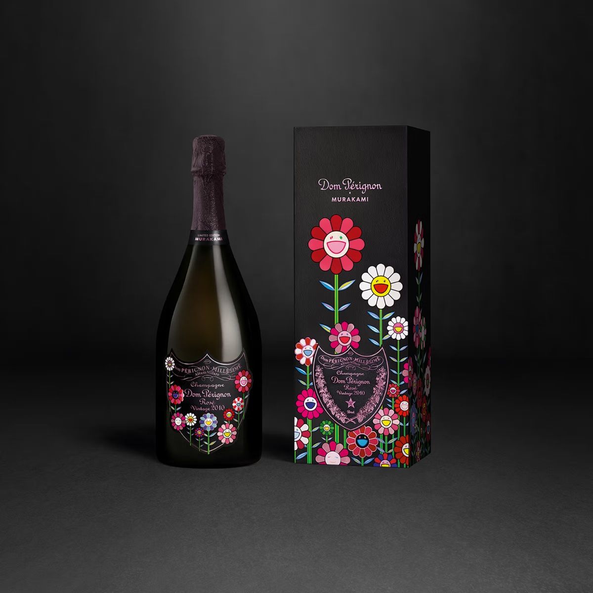 Vino: Dom Perignon Limited Edition Murakami Rose 2010 – Nuovo e nell'imballaggio originale da Dübendorf venduto da snk777