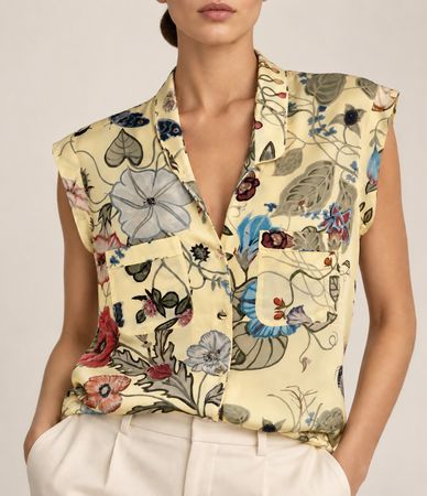 Gucci Seiden Bluse - Gr. 36