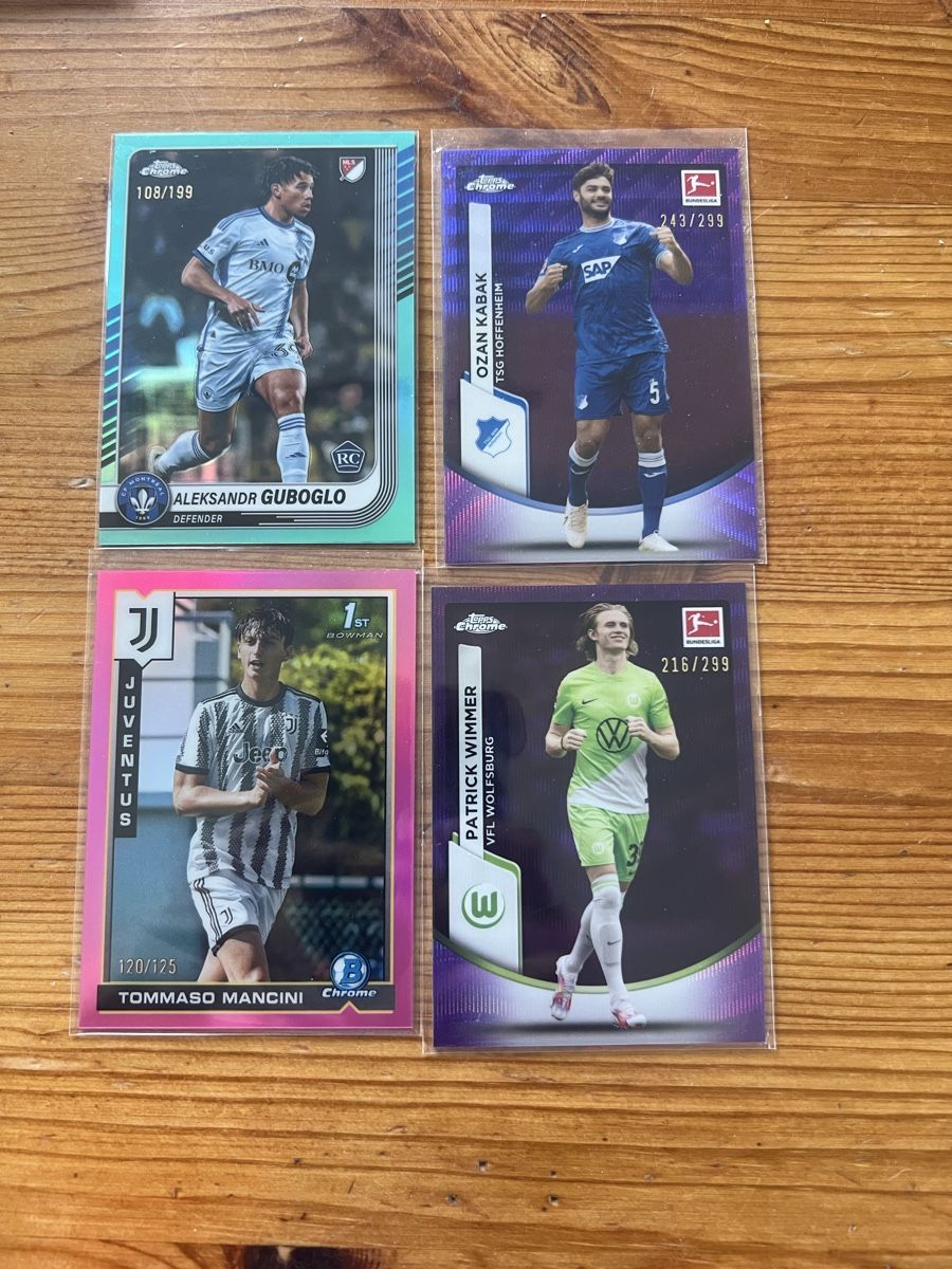Topps Cartes à collectionner: 4x Topps Numbered Karten – D'occasion à Uhwiesen par maflo2