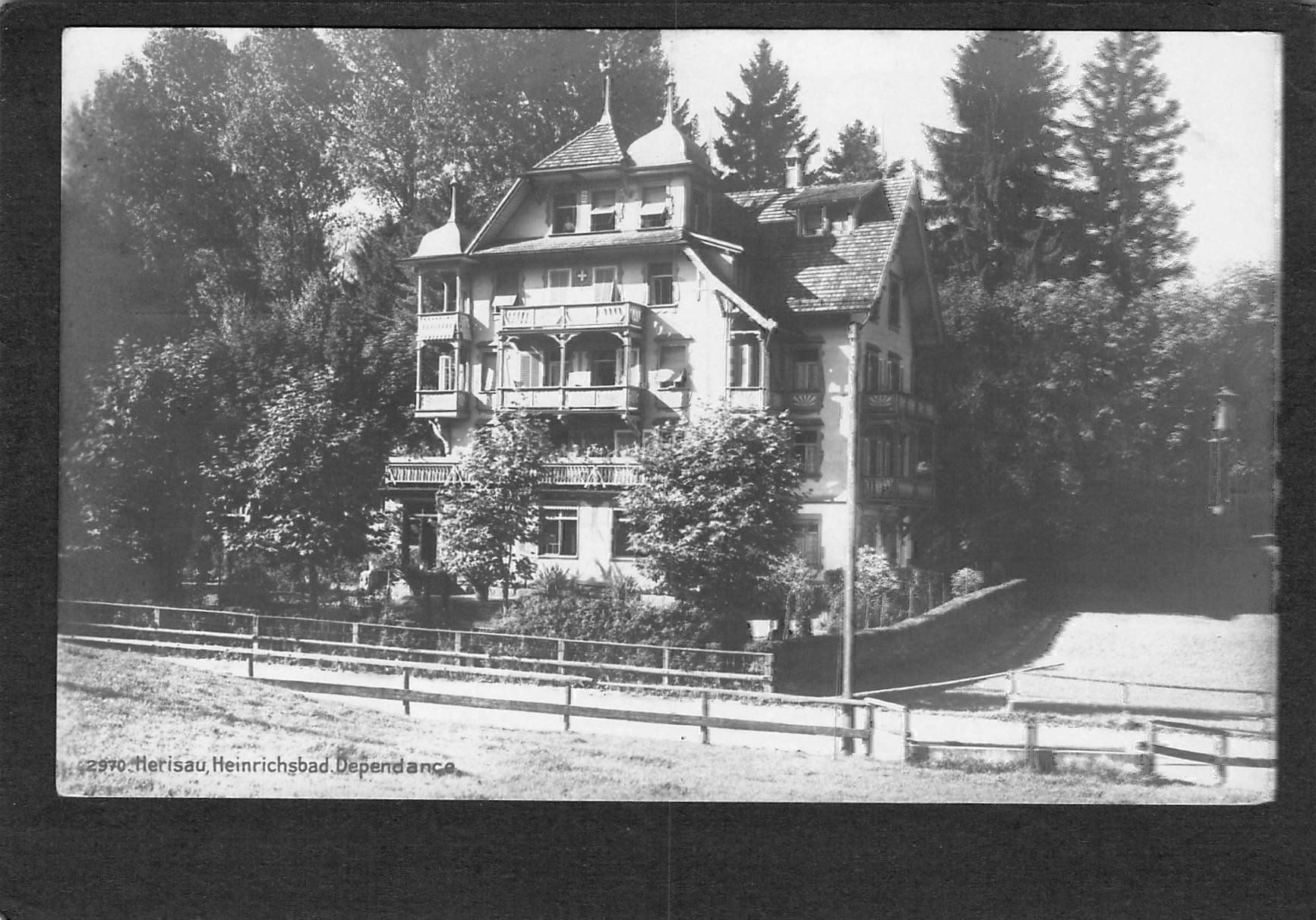 Ansichtskarten: AK, Herisau , Heinrichsbad , 1920 – Gebraucht aus Reichenburg von Pipo-67