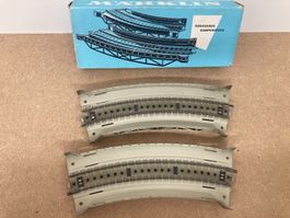 Paar Märklin H0 Gebogenes Rampenstück 7167