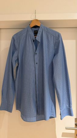 OLYMP Level Five Body Fit Hemd Hellblau Gr. 40 / 15¾