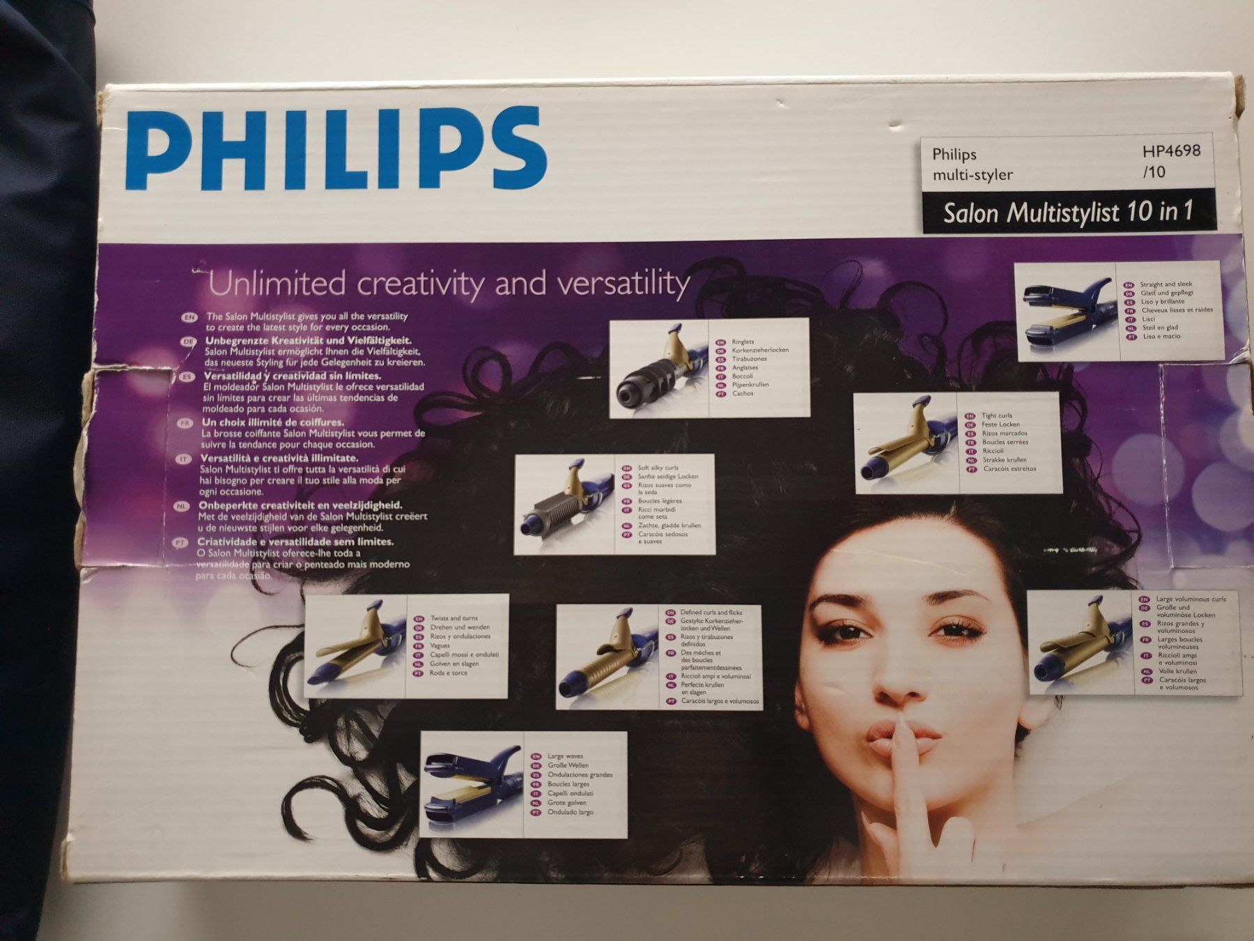 Philips Piastre & Arricciacapelli: Philips Salon Multistylist 10in1 Set – Usato da Zürich venduto da pau_y8mv 1