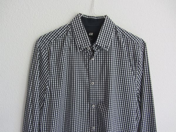 H&M Hemden: Hemd schwarz-weiss kariert - S – Gebraucht aus Zürich von Diazaio 1