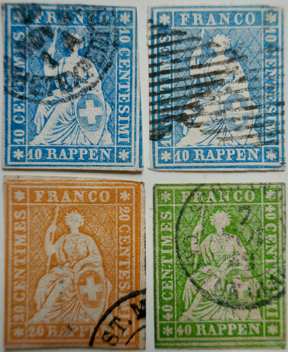 Alle Briefmarken: Kleinlot Strubel – Gebraucht aus Möhlin von PHILABARTIS 3