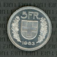 CHF___5.00 1983 stgl  * nigelnagelneu! 5 Franken