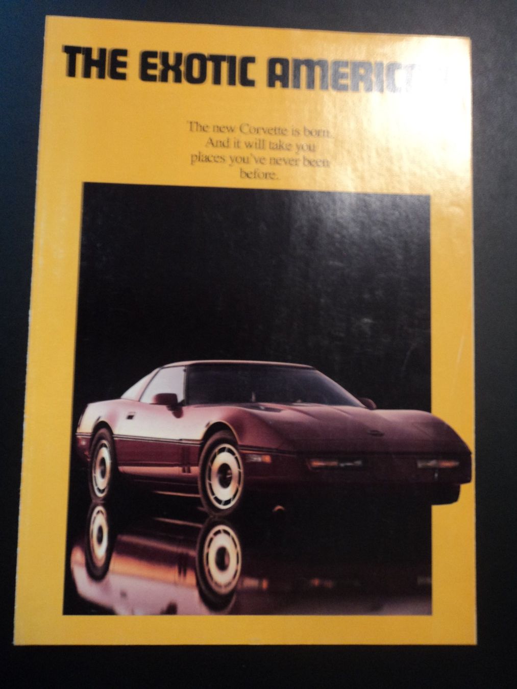Chevrolet Documenti: Prospekt Chevrolet Corvette C4 ca. 1984 – Usato da Schwarzenburg venduto da modelCARama 1