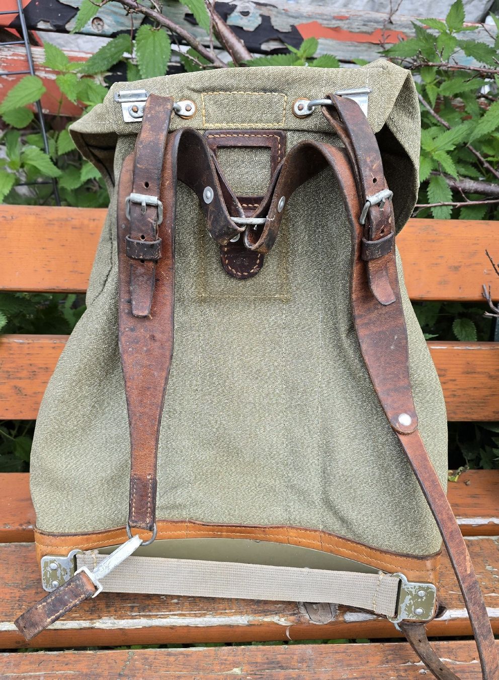 Schweizer Armee Zaini: Militärrucksack 62 – Usato da Burgistein venduto da maia13 3