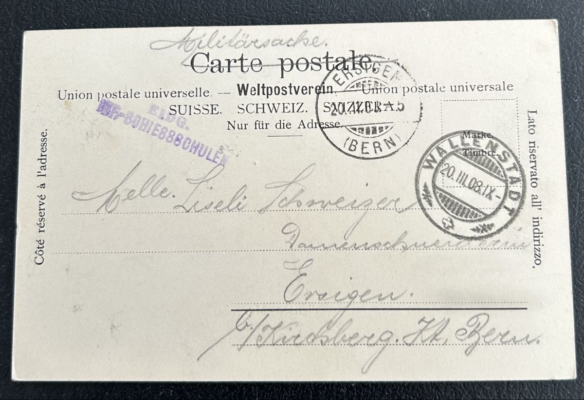 Cartoline postali: AK Wallensee Murg  – Usato da Horw venduto da Tellbub 1