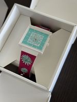 Swatch – Limited Edition Edelweiss QR Design, Unisex Armband