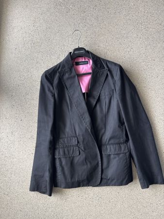 Schwarzer Dsquared2 Blazer mit pinkem Innenfutter, Grösse 54