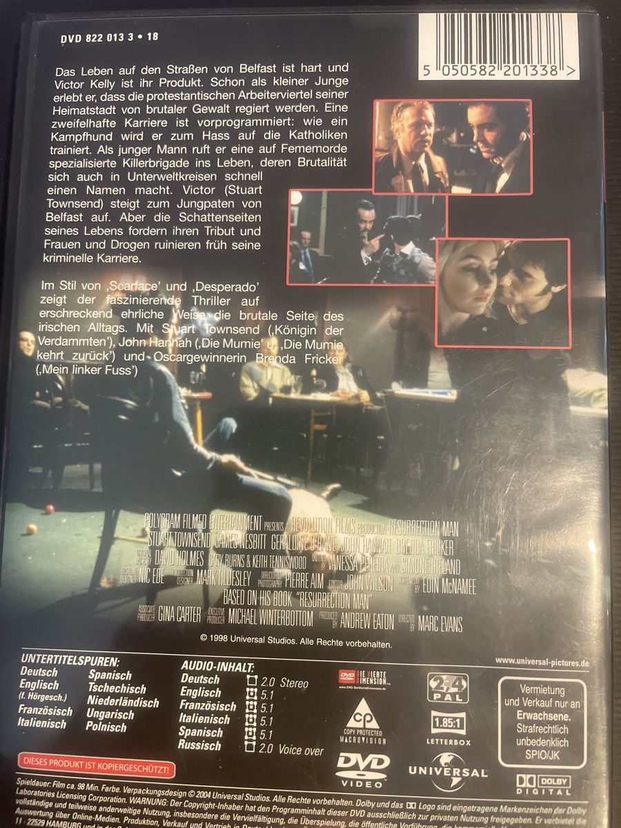 Tutti i DVDs: Resuerection Man, über den Hass in Belfast – Usato da Winterthur venduto da machmaschine 1