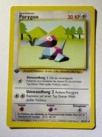 🔬✅ Pokémon Porygon 39/102 1st Base Set DE PL