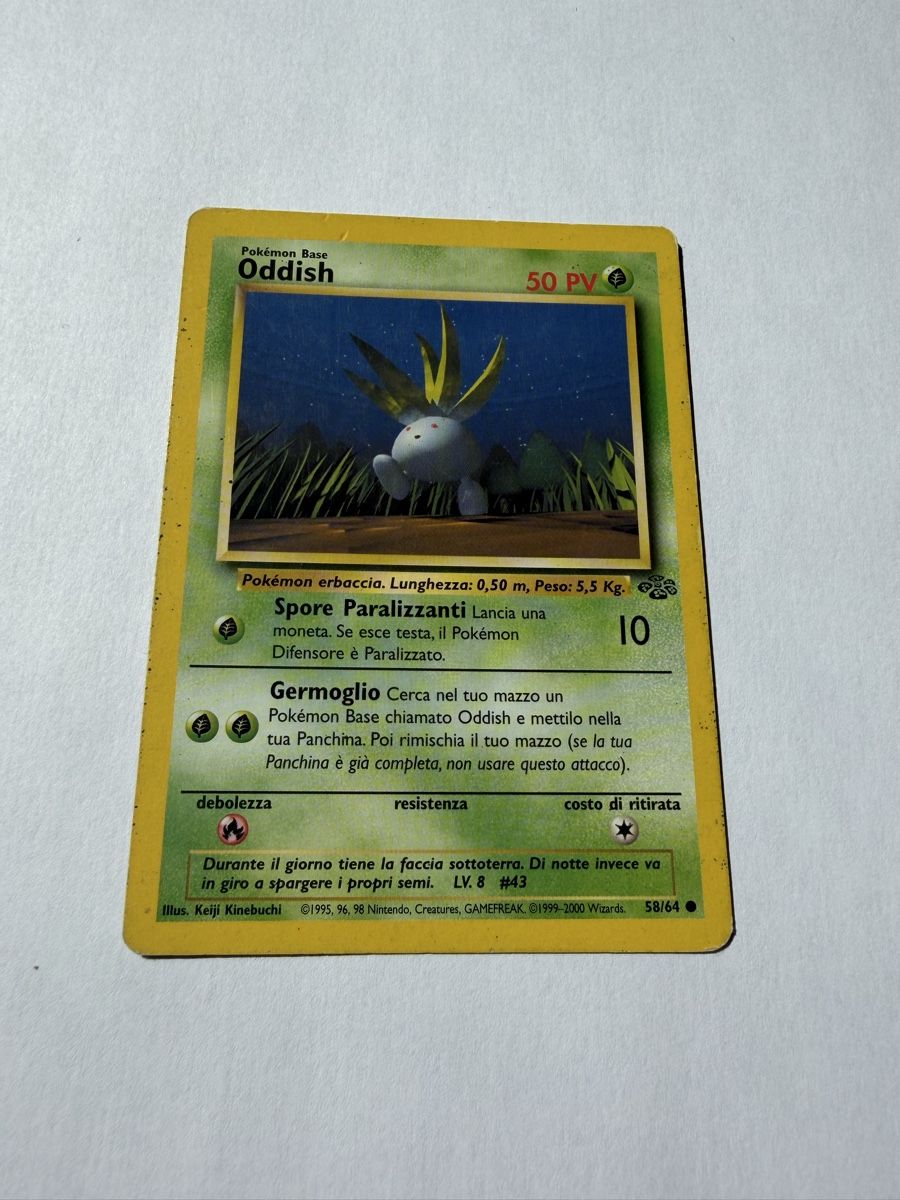 Pokémon Carte collezionabili: Pokemonkarte Oddish Jungle – Usato da Willisau venduto da Neiro77