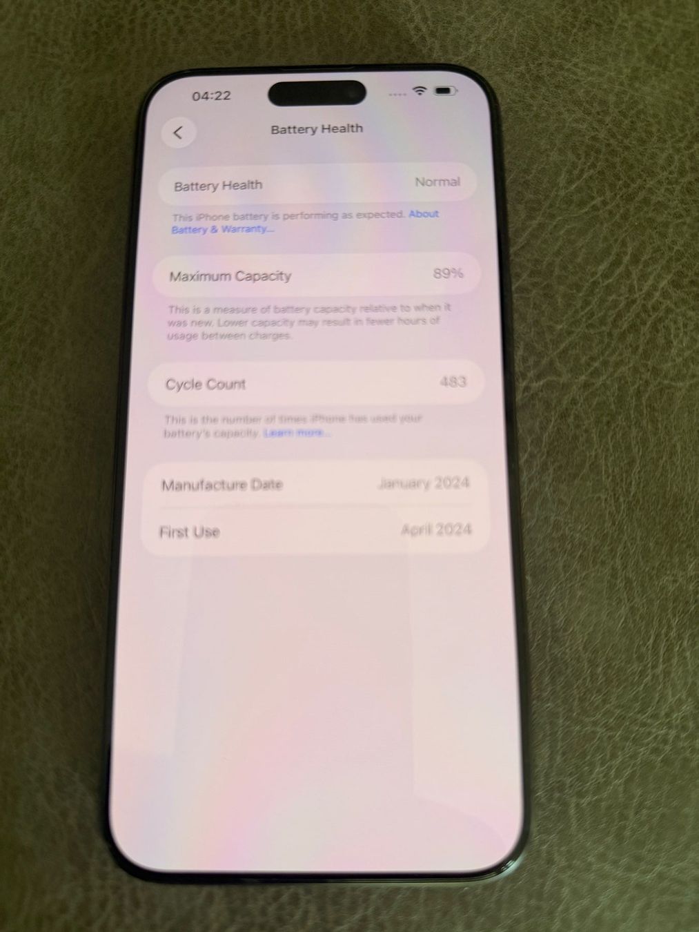 Apple Telefoni cellulari / Smartphones: iPhone 15 Pro Max, Black Titanium, 256GB, Batterie 89% – Usato da Kilchberg ZH venduto da libau 8