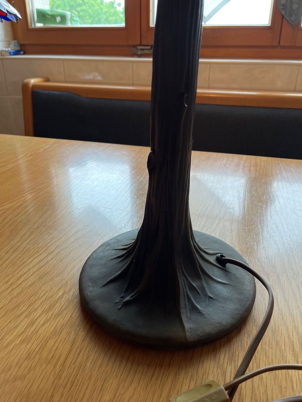 Lampade: Schöne Bleiverglaste Tischlampe – Usato da St.Pantaleon venduto da loewin71 2