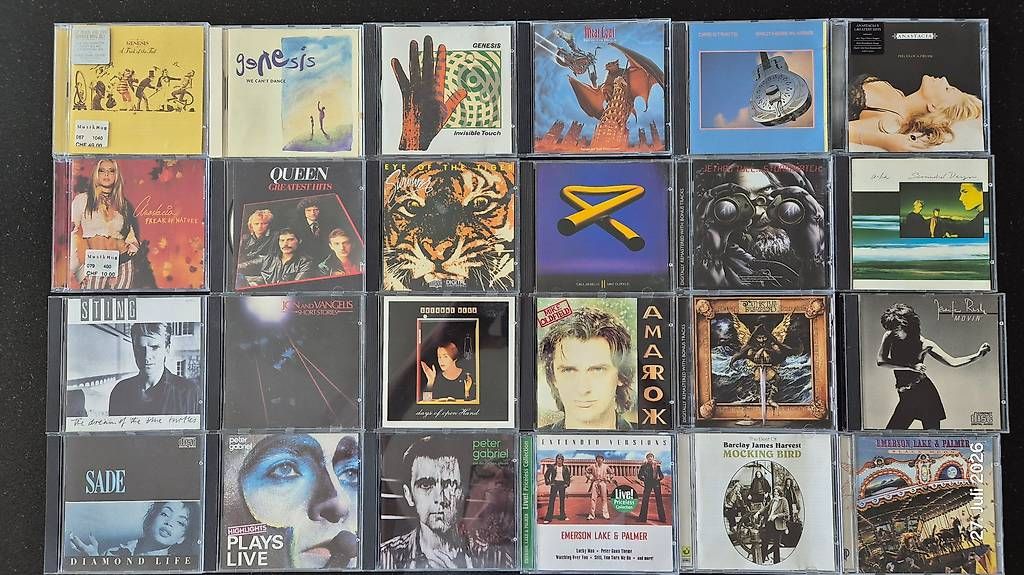 CD: Queen, Genesis, Jethro Tull, Sting, Anastacia, Peter Gabriel – Usato da Güttingen venduto da uthomas01