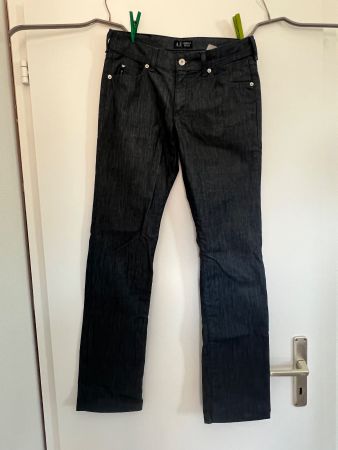 Armani Jeans J155B Damen – Dunkelblau mit Strass – Gr. W29