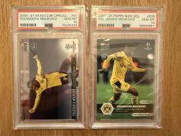 2x Topps Moukoko RC Rookie PSA 10 Sammelkarten