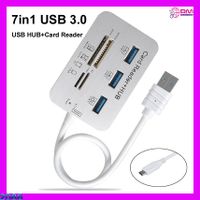 USB 3.0 HUB 7in1 3 Ports SD TF MS,M2 MMC Speicherkartenleser