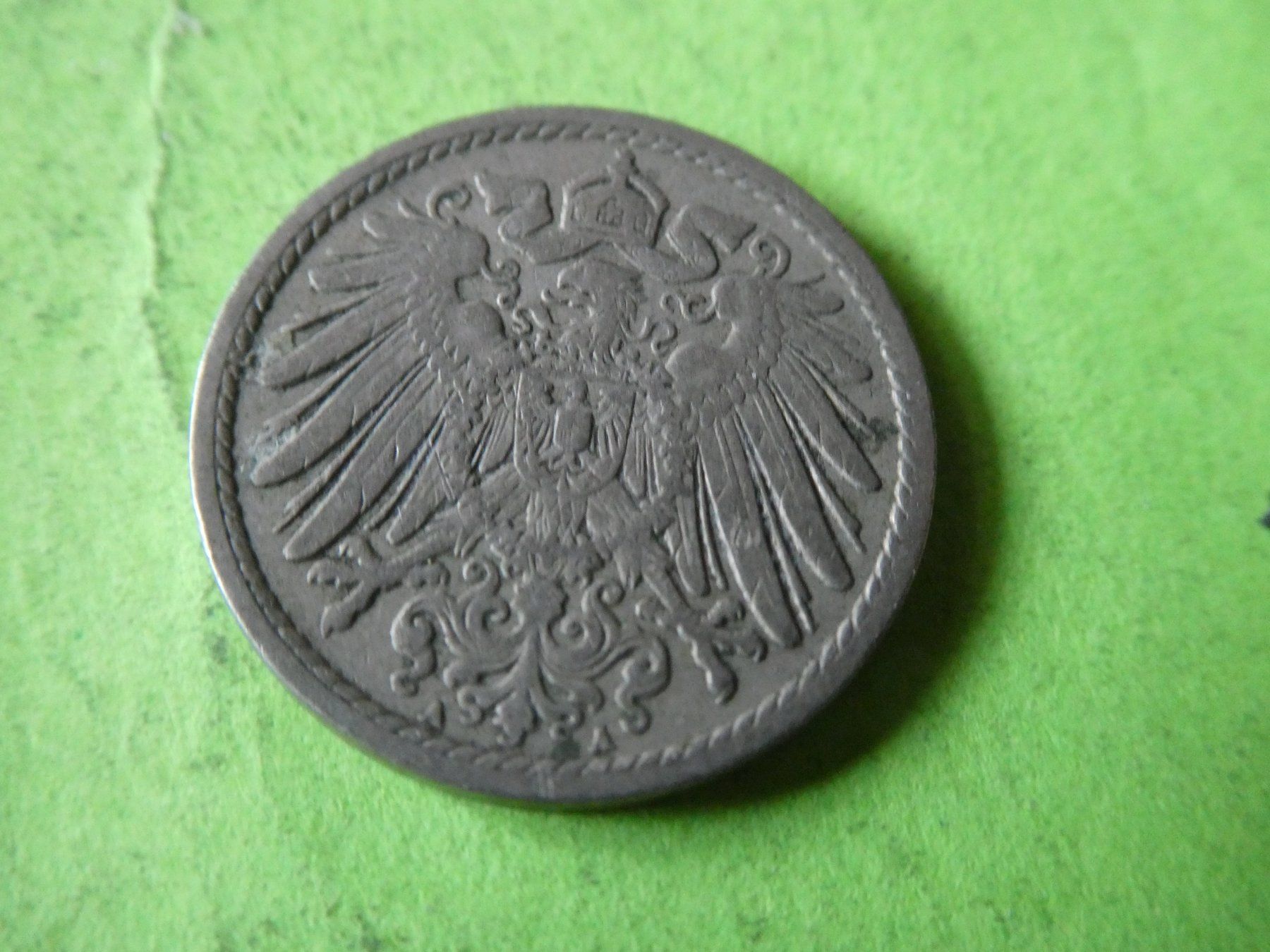 Tutti le monete: Dt. Reich 1902 A, 5 Pfennig – Usato da Hinterforst venduto da Rohusri 1
