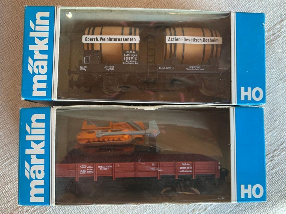 2 Märklin Güterwagen H0 1
