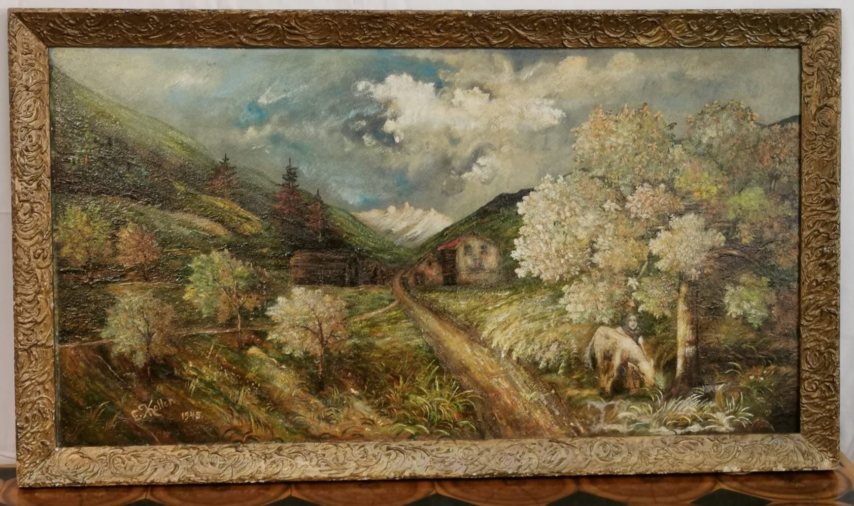 Dipinti: Gemälde Bild signiert – Usato da Zürich venduto da Vintage-1993 2